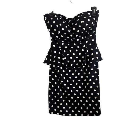 B. Smart Dresses & Skirts - B. Smart Womens Cocktail Party Dress 8 Strapless Peplum